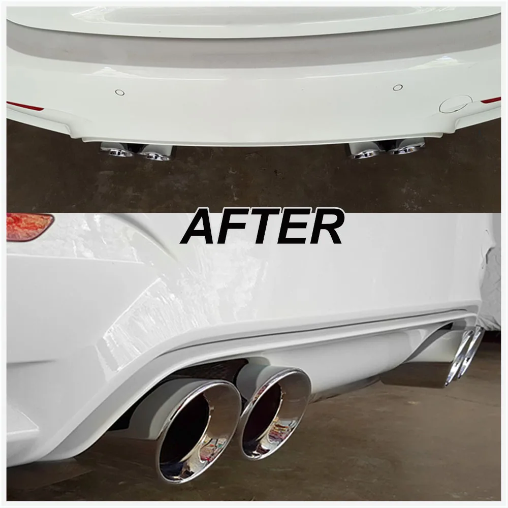 Puntas de escape de acero inoxidable para BMW M3 y M4 F8X S55 - imagen 2