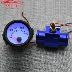 Indicador temperatura agua 52 mm LED azul 40-120 °C con sensor