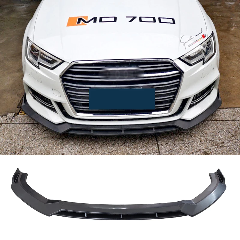 Splitter parachoques delantero fibra carbono Audi A3 S3 2016-2019