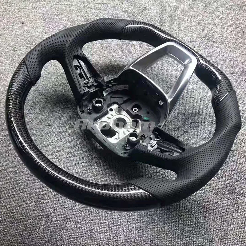 Volante fibra carbono Audi Q3 Q5 Q7 A4 Allroad - imagen 3