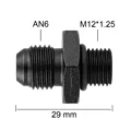 AN6-M12X1.25-BK