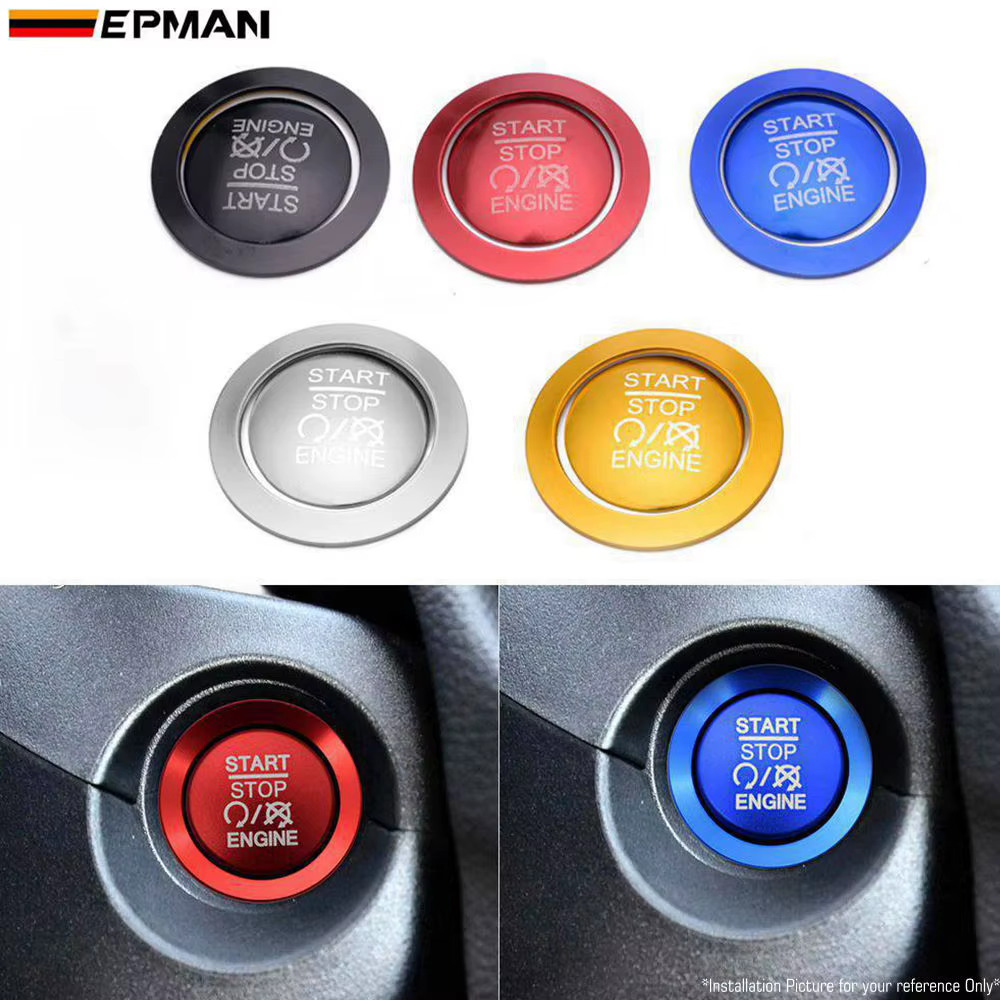 EPMAN Aro embellecedor botón Start-Stop Jeep Liberty Compass