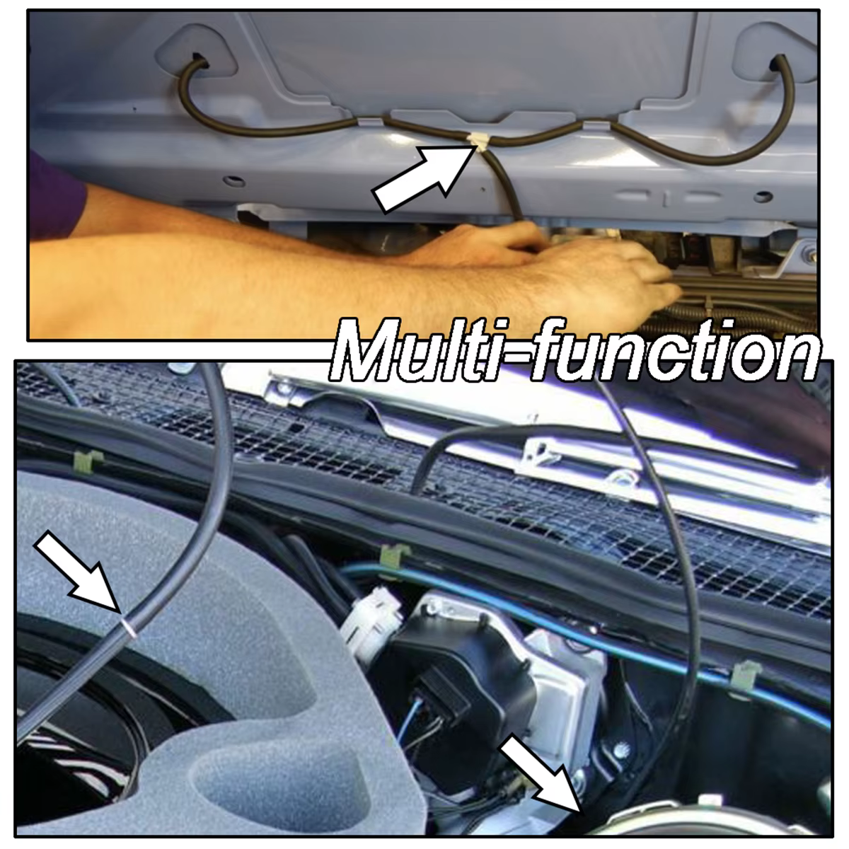 Conector en T de 3 vías para manguera de limpiaparabrisas - imagen 5