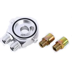 Placa sándwich AN10 para filtro de aceite con sensor de temperatura