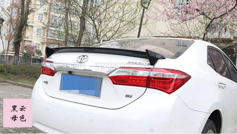 Para Toyota Corolla 2014 2015 2016 2017 ABS estilo TRD alerón trasero alerón deportivo para maletero Corolla 2014 2015 2016 2017 - imagen 3