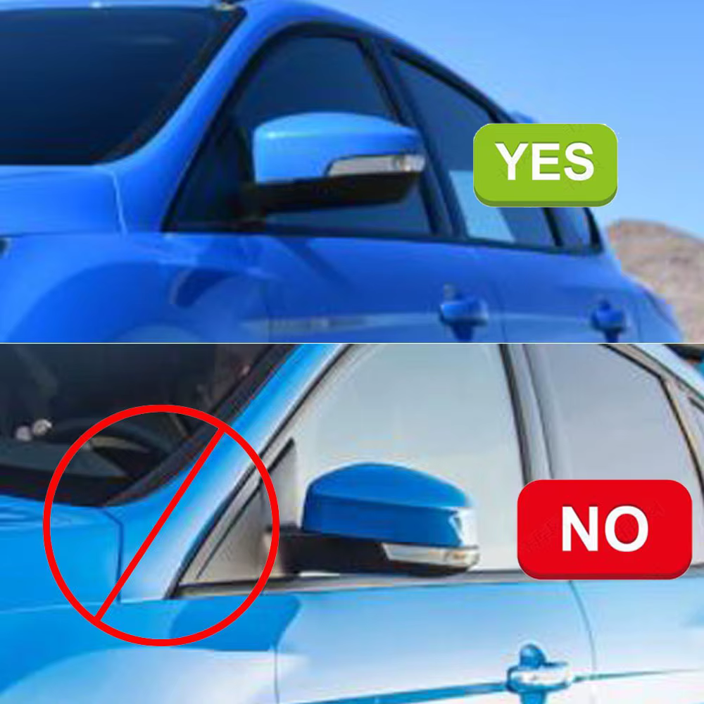Carcasas de espejo retrovisor negras Ford Kuga, Escape y Focus - imagen 2