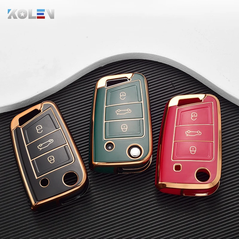 Funda de TPU para llave con tapa: VW Golf 7, Tiguan y SEAT Ateca - imagen 2