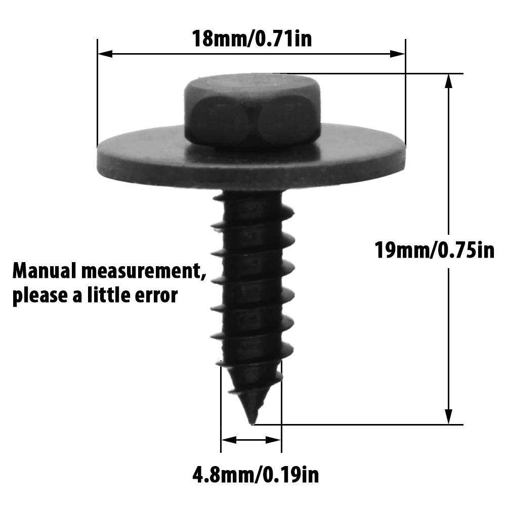 BMW Tapas tornillo cabeza hexagonal 16 mm - protección salpicaduras - imagen 2
