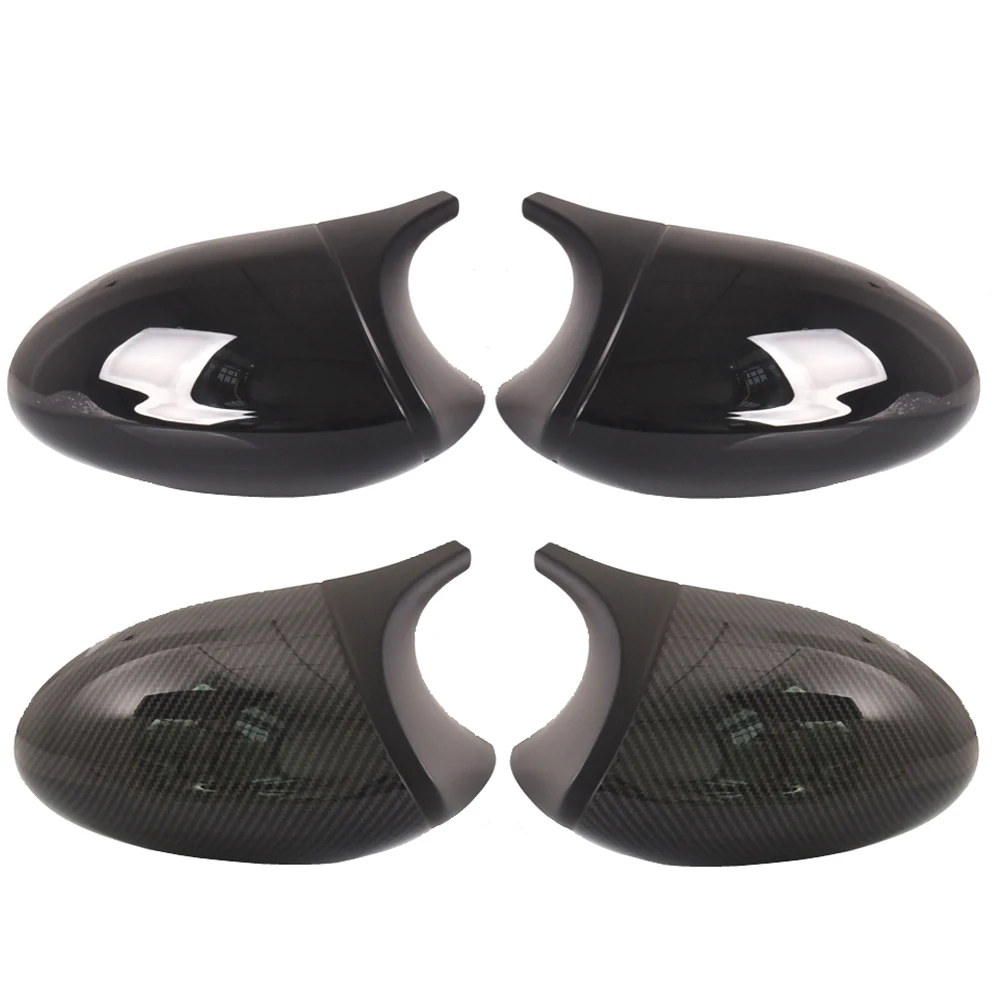 Tapas espejo retrovisor carbono negro brillante BMW E82 E87 E90 - imagen 2