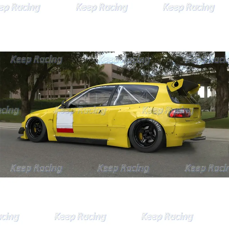 Kit ancho carrocería estilo RB Honda EG Civic Hatchback - imagen 2