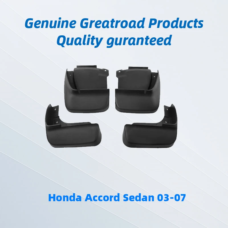 Guardabarros negros para Honda Accord Sedan 2003-2007 - imagen 2
