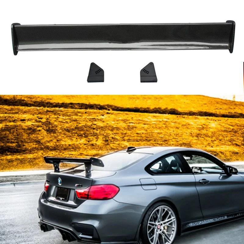 Alerón trasero GTS de fibra de carbono estilo Revozport para BMW 1M y M3
