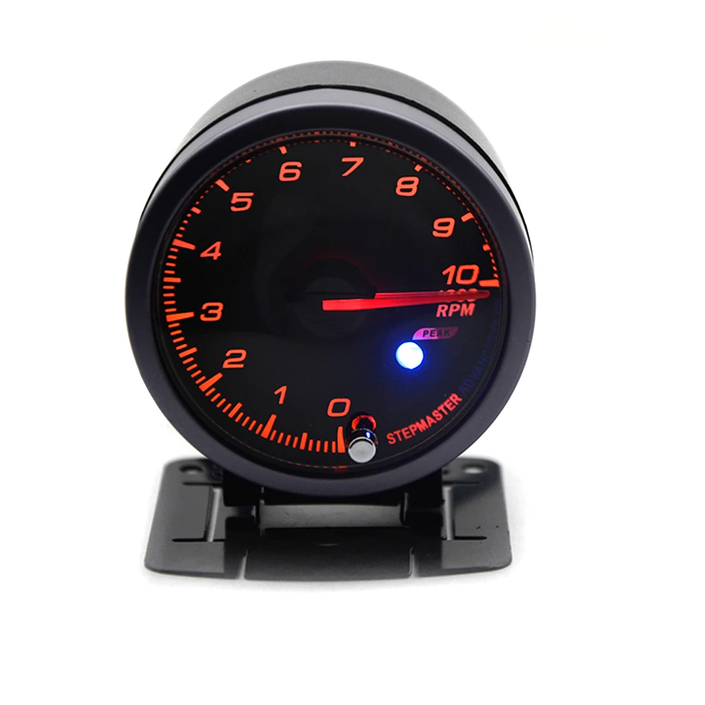 Kit relojes turbo 60 mm esfera negra con presión, temperatura y AFR - imagen 4