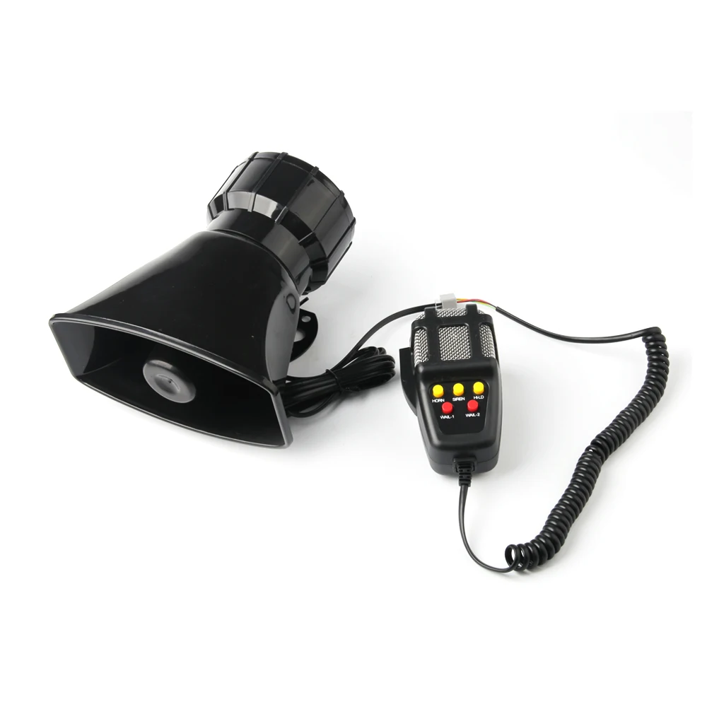 Bocina de coche 12V con micrófono y sirena para moto, camión - imagen 5