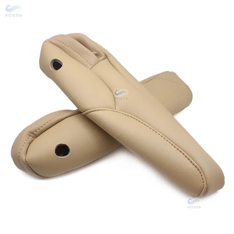 Funda reposabrazos beige de cuero sintético para Honda CR-V 2007-2009 - imagen 2