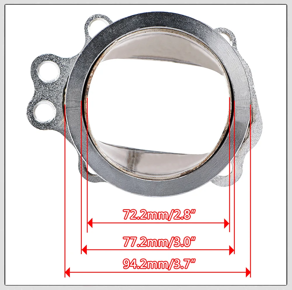 Brida de acero inoxidable para montaje