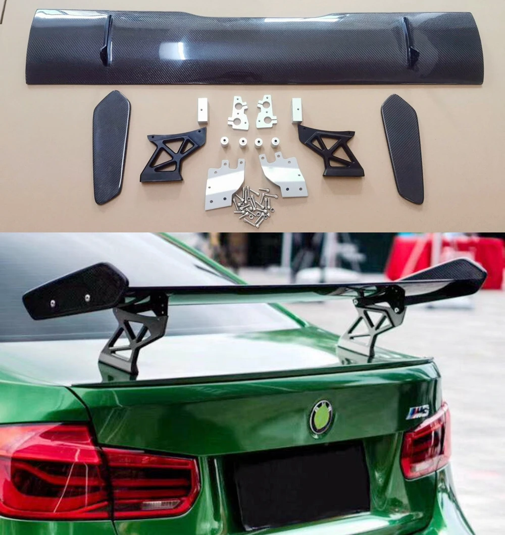Alerón trasero BMW F30/F32/F36/F10/E92/E93 GTS de fibra de carbono