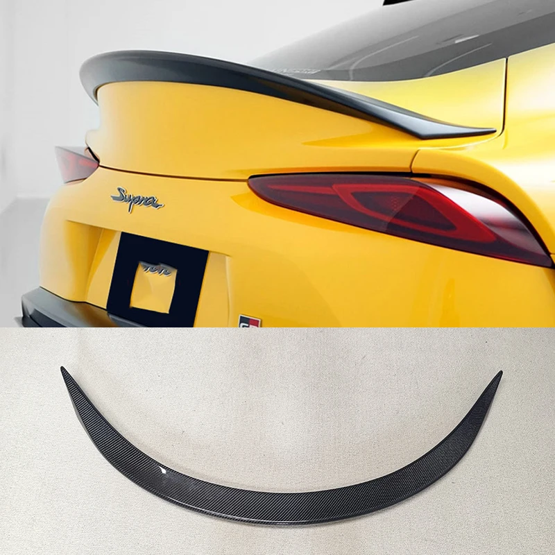 Alerón trasero fibra carbono extensión de labio Toyota Supra A90/J29