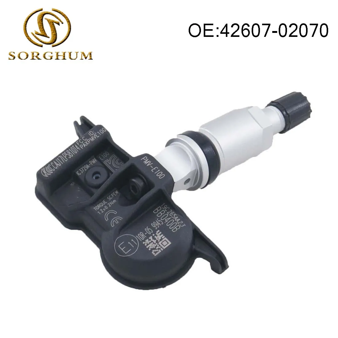 Sensor TPMS PMV-E100 OEM 42607-02070 para Toyota