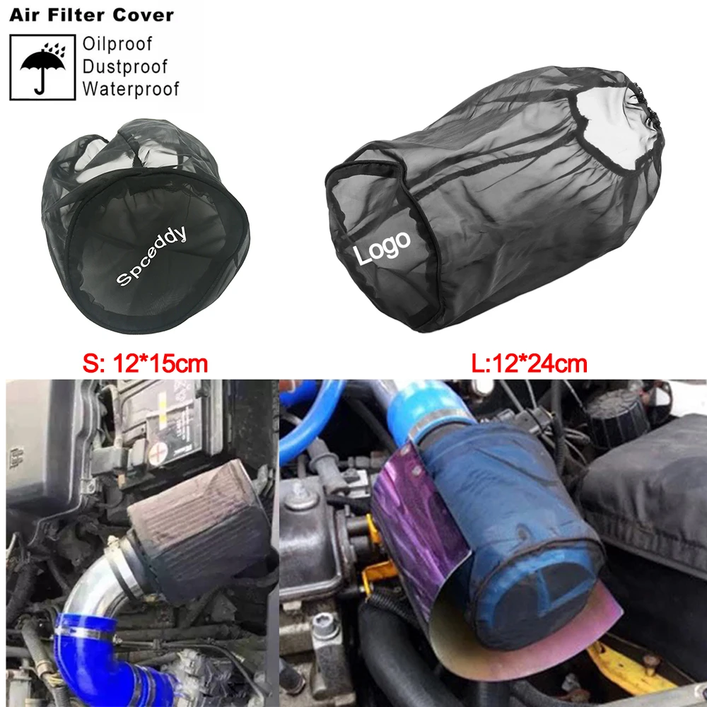 Cubierta protectora filtro aire Spceddy – impermeable y anti polvo, negra