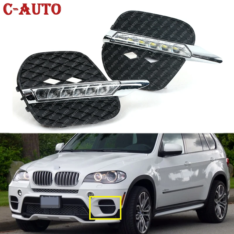 Luz diurna DRL LED BMW X5 E70 2011-2013 antiniebla izquierda derecha
