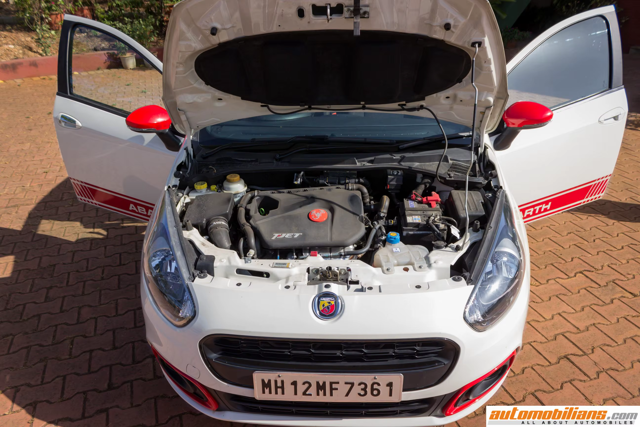 Soporte elevación capó a gas para Fiat Punto Evo 2009-2012