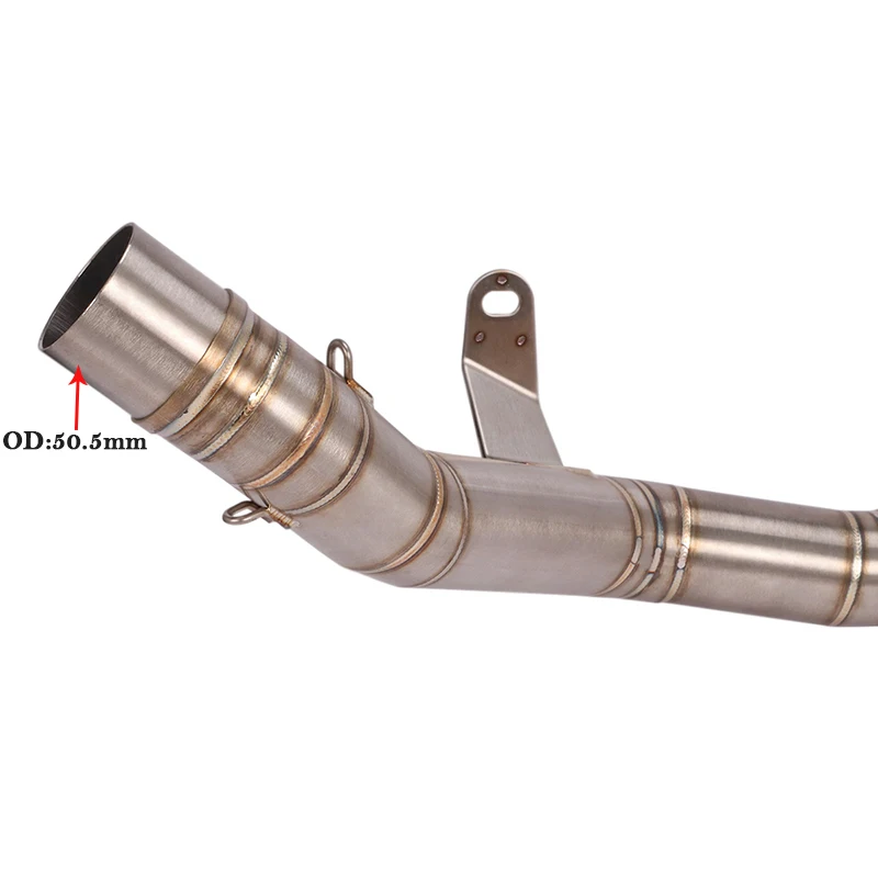 Sistema de Escape completo para motocicleta, tubo de enlace medio delantero modificado, 51mm, para Kawasaki Ninja 900, Z900, 2017, 2018, 2019, 2020, 2021 - imagen 2
