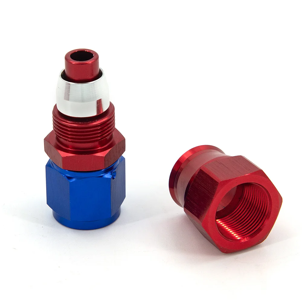 Universal PTEF AN6 AN8 recto 0 45 90 180 GROS RACUCIADOR DE TUBO DE PTFE GIRATILIZABLE - imagen 3