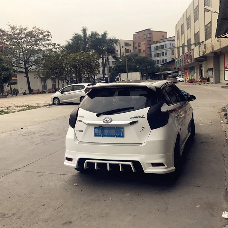Alerón trasero de ABS imprimado para Toyota Yaris L 2014-2017