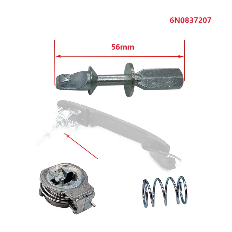 Kit de reparación de manija de puerta para vehículos Ford, Volkswagen y SEAT