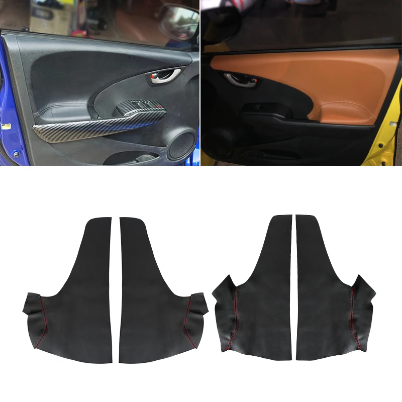 Cubierta cuero reposabrazos puerta Honda Jazz 2008-2012 - Embellecedor interior