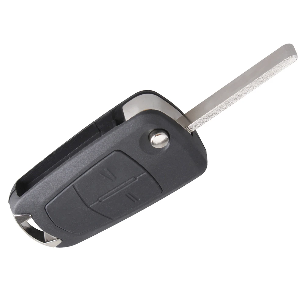 Llave de repuesto para Opel Corsa y Vectra, mando 2 botones negro