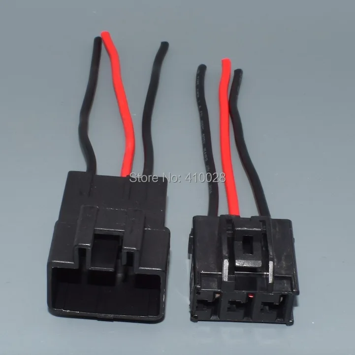 Detalle del conector macho y hembra
