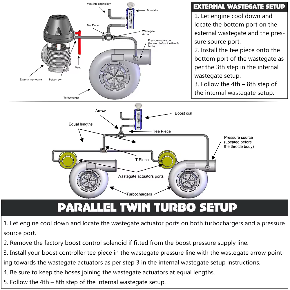 PQY3123 Regulador manual de presión del turbo universal - imagen 2