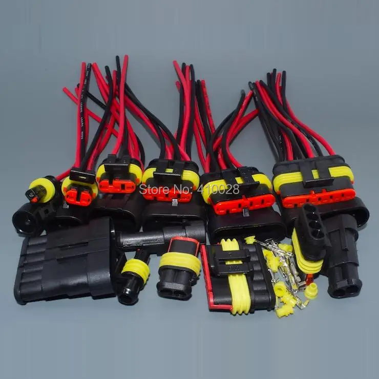 Conector impermeable macho-hembra con arnés cables para coche 6 pines - imagen 5
