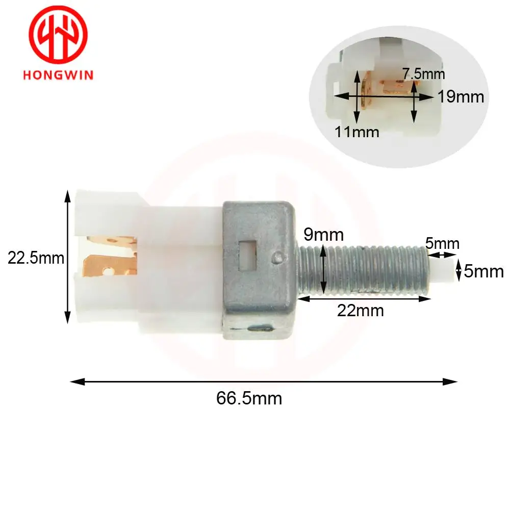 Interruptor de luz de freno Daewoo Tico 0.8 (1995-2000) - imagen 4