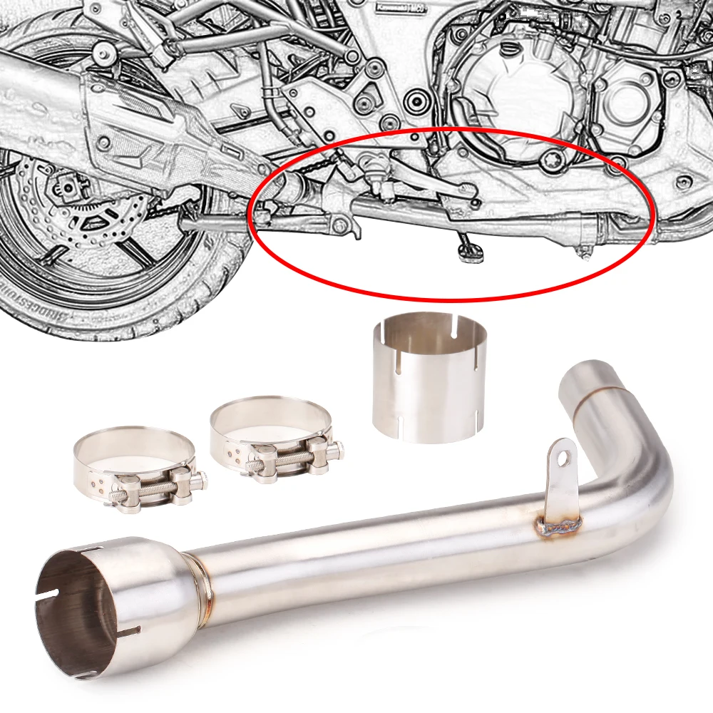 Tubo intermedio de escape sin catalizador – Kawasaki Versys 1000 SE - imagen 3