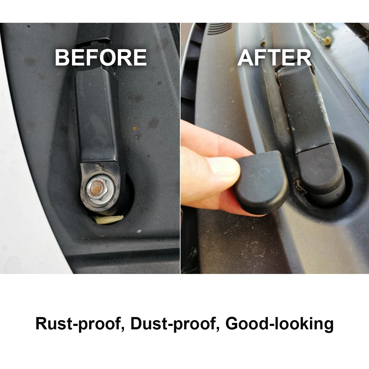 2X cubierta de perno de tapa de tuerca de brazo de limpiaparabrisas delantero para Toyota Corolla E150 E160 Verso Yaris Auris OE # 8529213010   Accesorios para automóviles - imagen 2