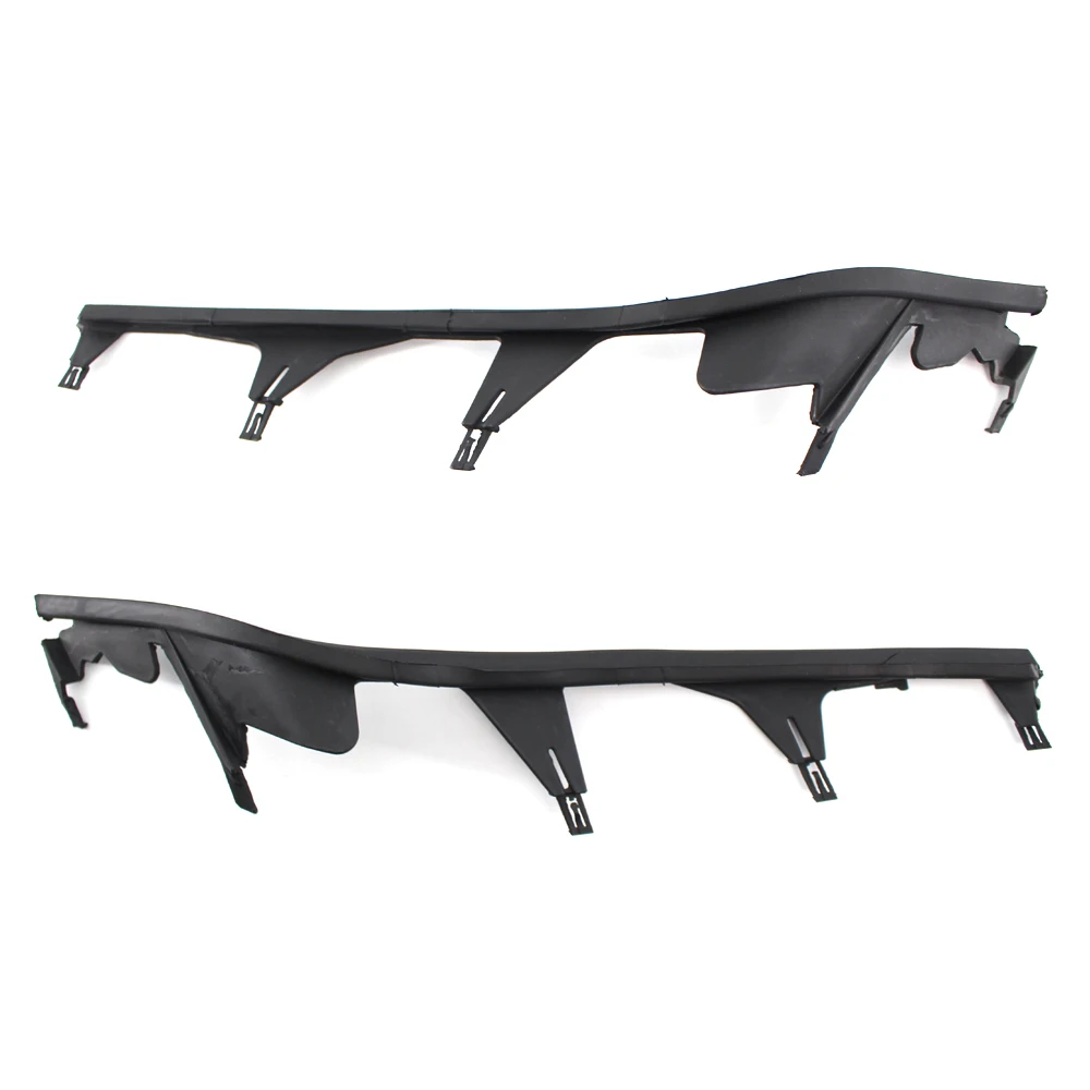 Juego de tiras de cubierta de faro superior delantero de coche, embellecedores, junta de tira de sellado de faro para BMW E46 4 puertas 323i 325i 328i 330i 1998-2001 - imagen 2