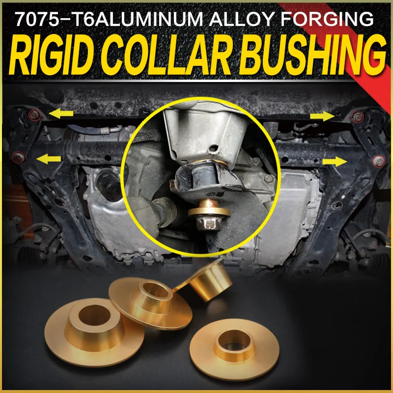 Buje de cuello rígido del eje trasero aluminio – Audi A4 B8