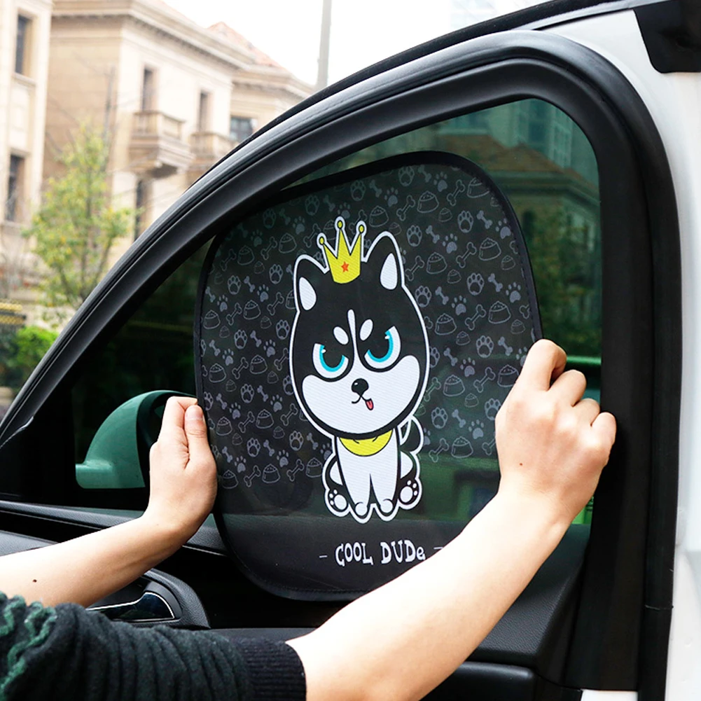 Cortinas parasol laterales para coche con dibujos infantiles - imagen 2