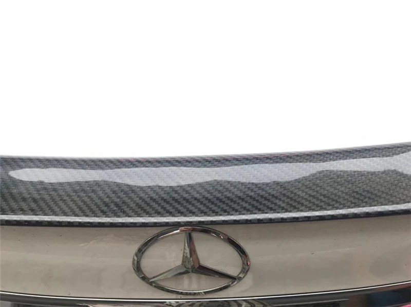 Alerón trasero de fibra de carbono Clase E para Mercedes Benz W213 E200 E300 E400 E550 E63 AMG Sedan 4 puertas 2016 2017 - imagen 2
