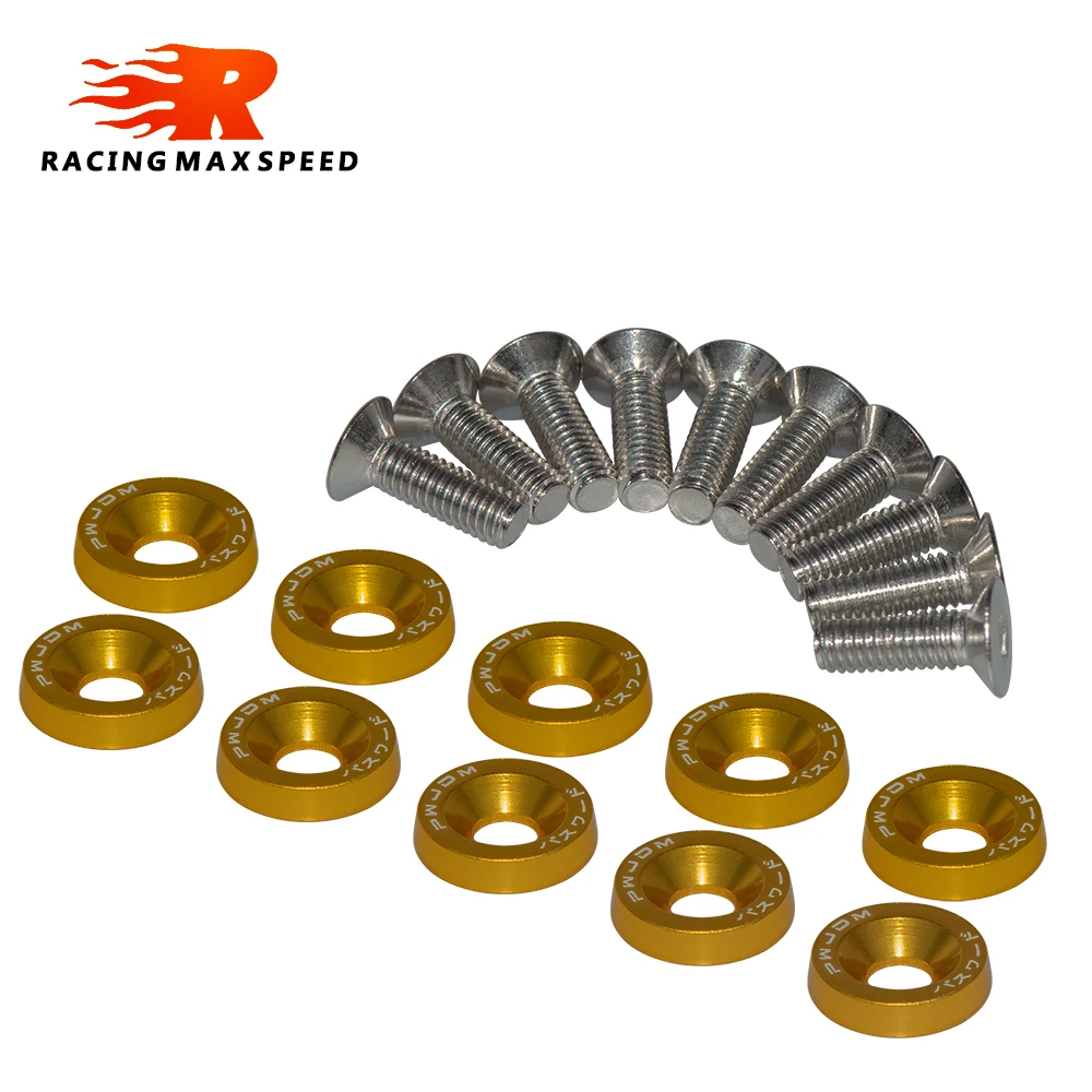 Tornillos M6 de aluminio JDM para parachoques y guardabarros - imagen 2