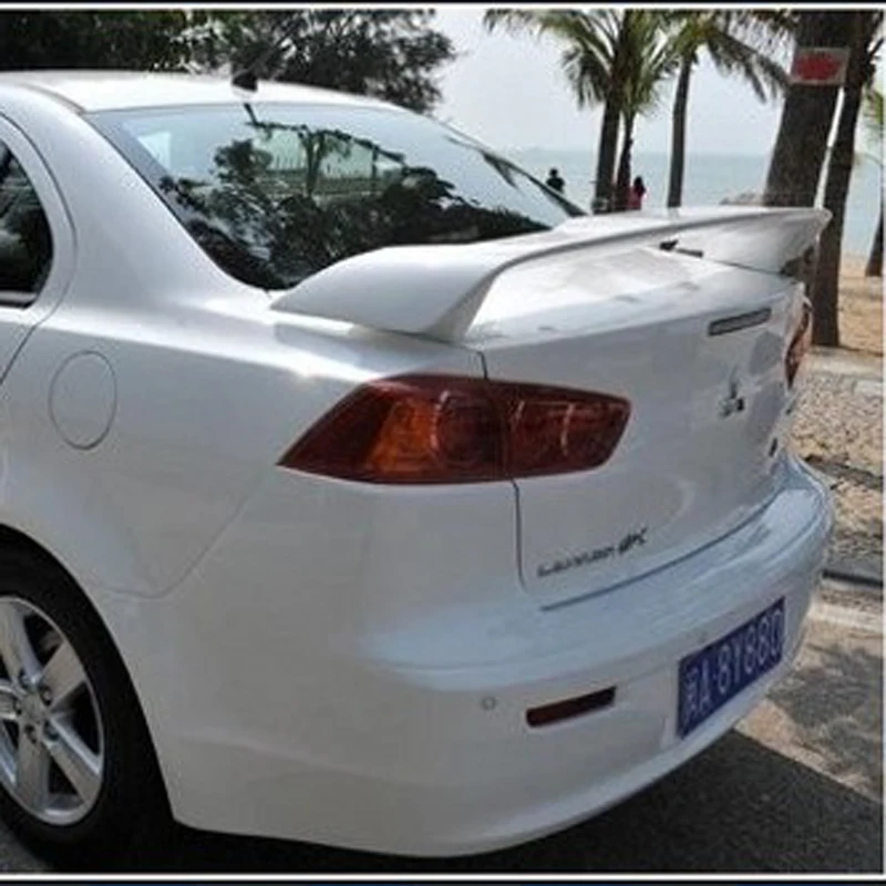 Spoiler trasero ABS para Mitsubishi Lancer EX 2010-2016 color primer - imagen 3