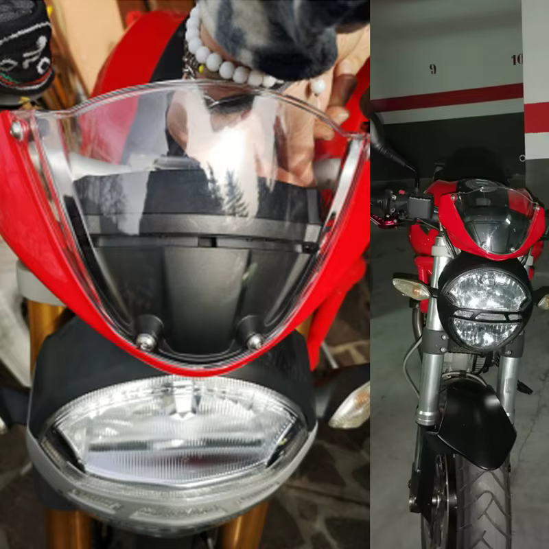 Cubierta Carenado Rojo Ducati Monster 696 795 796 M1100 - imagen 3