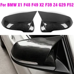 Capuchones espejo fibra carbono negro brillo – BMW X1 F48 X2 F39 2 Series