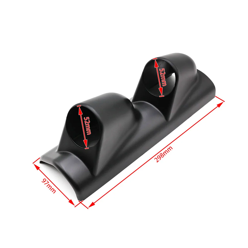 Pod negro de dos orificios para pilar A del automóvil