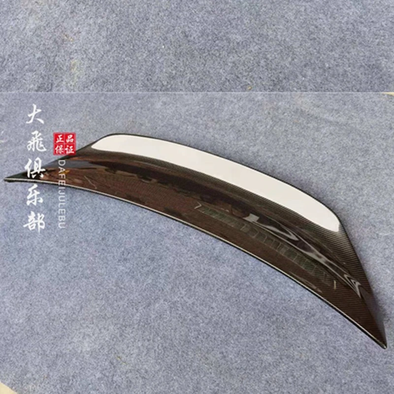 Para Veloster (solo Turbo) pico de pato trasero de fibra de vidrio tipo SC (con orificio para luz de freno) para techo divisor de alerón Veloster FRP - imagen 5