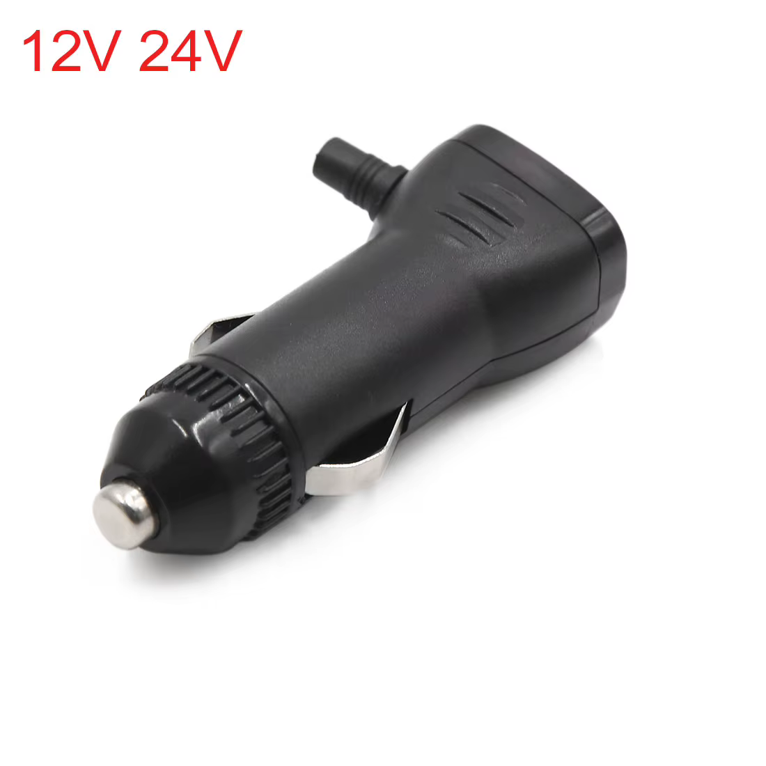 X Autohaux Toma de mechero 12/24 V con interruptor, negra - imagen 4