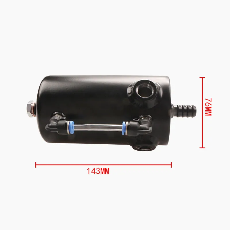 Tanque captura de aceite universal con filtro ventilación – aluminio - imagen 2